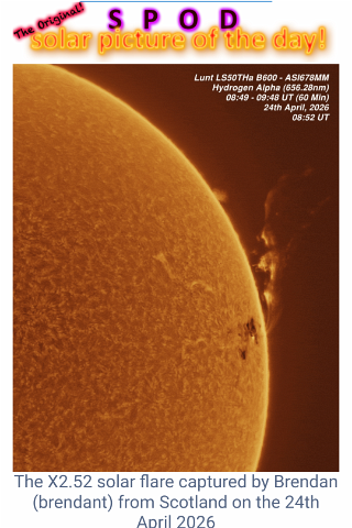 SPoD - 24th April 2026 Solarchat - Picture of the Day - 24th April, 2026