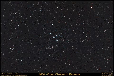 M34 - Open Cluster Messier 34